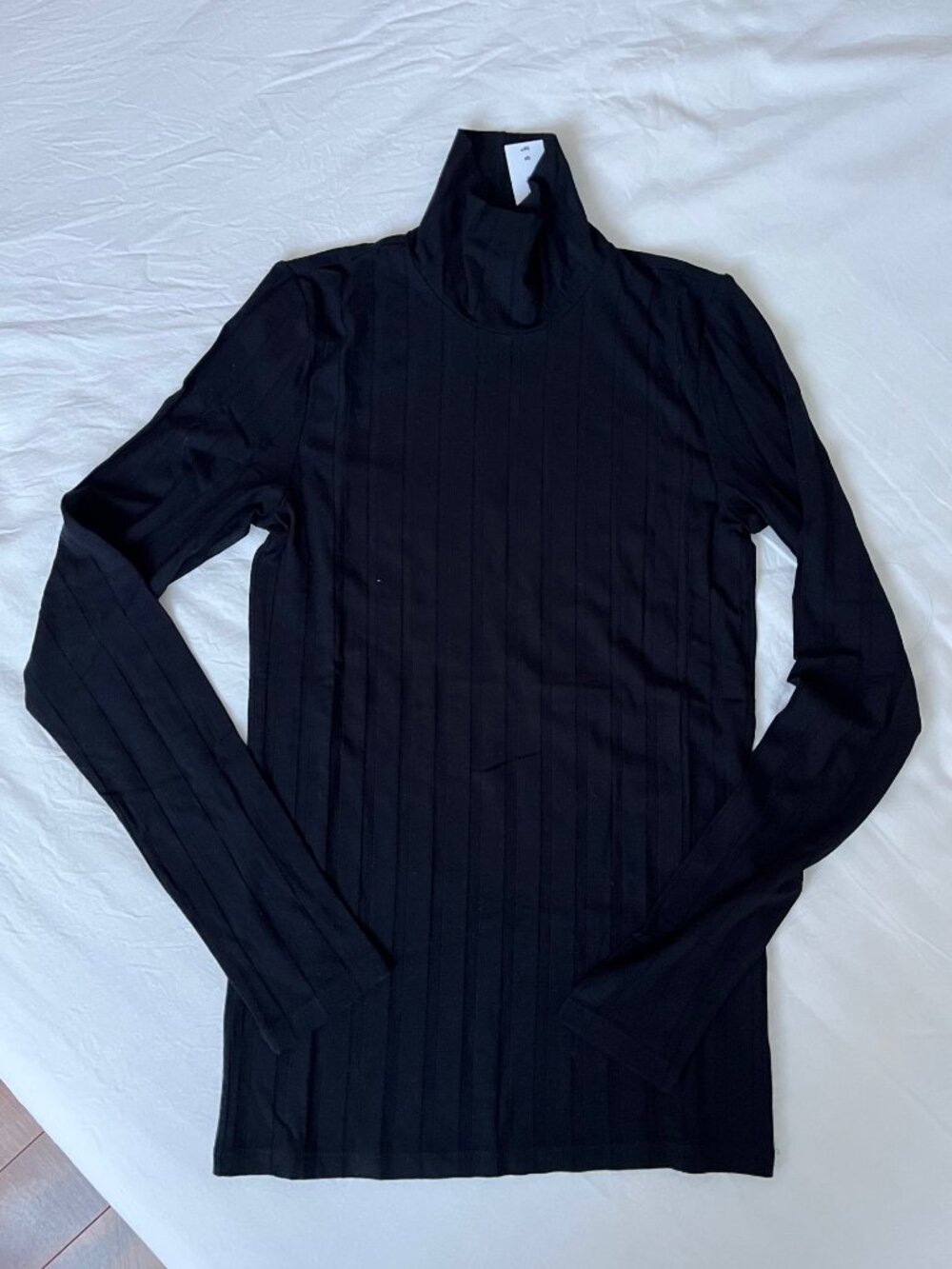 Aritzia Ribbed Only Turtleneck T-Shirt